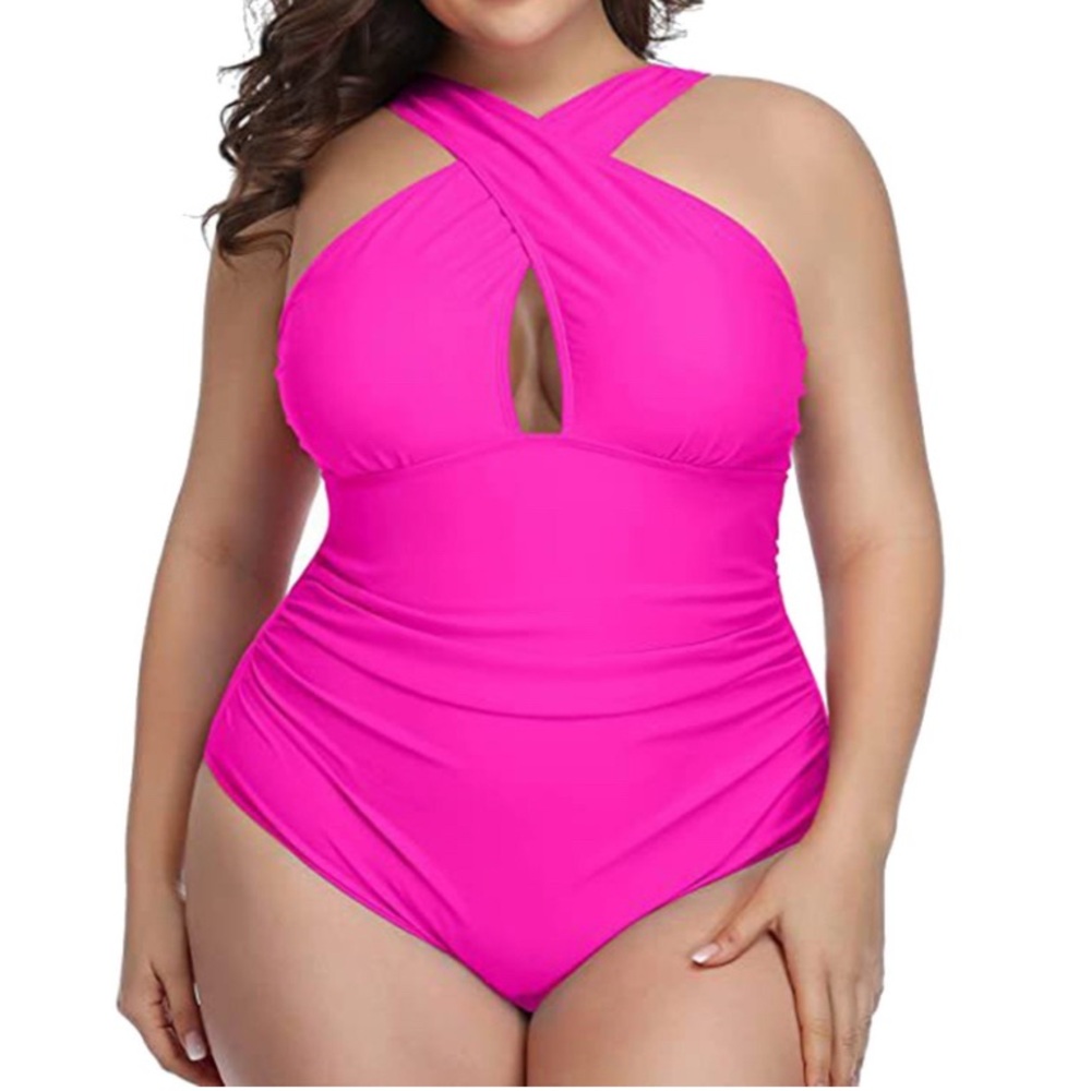 Vibrant Pink One-Piece Swimsuit